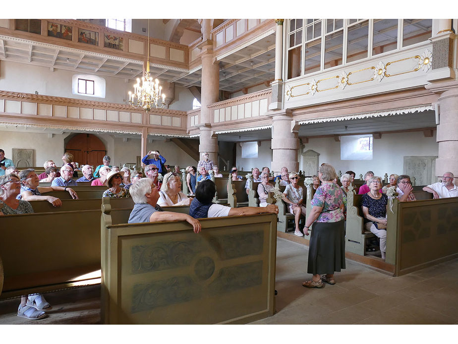 Sankt Crescentius on Tour in Ostheim und auf dem Kreuzberg (Foto: Karl-Franz Thiede)